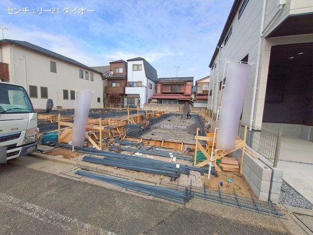 東京都江戸川区北小岩7丁目の新築戸建て基礎写真 2026年2月19日撮影