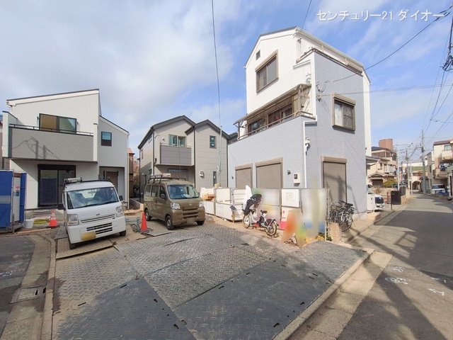 東京都江戸川区大杉２丁目の新築戸建て外構写真 2026年2月23日撮影