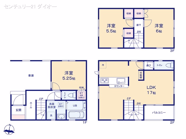 新築戸建て 江戸川北小岩11期 1号棟 間取図
