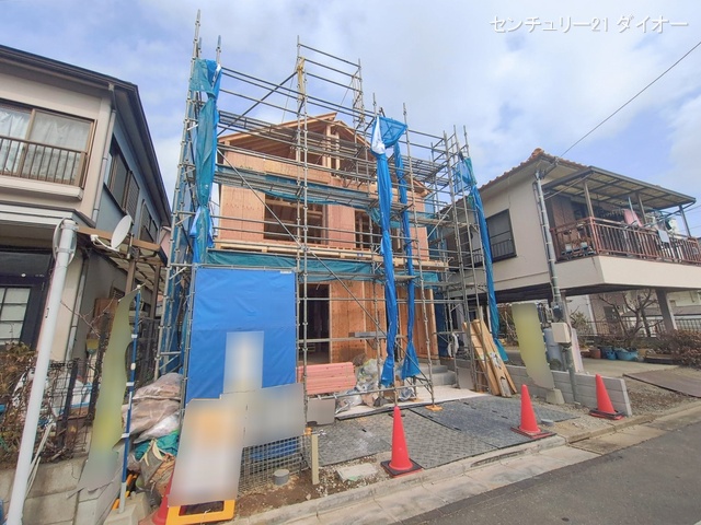 東京都葛飾区西水元２丁目の新築戸建て上棟写真 2026年2月23日撮影