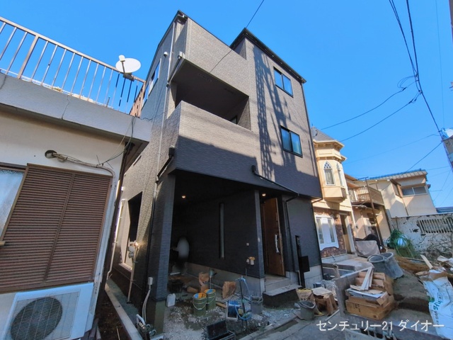 東京都江戸川区東葛西4丁目の新築戸建て外構写真 2026年3月4日撮影