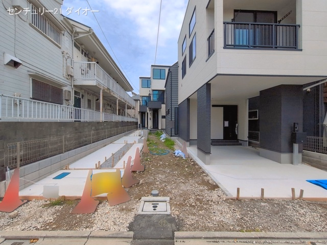東京都江戸川区江戸川３丁目の新築戸建て外構写真 2026年6月21日撮影