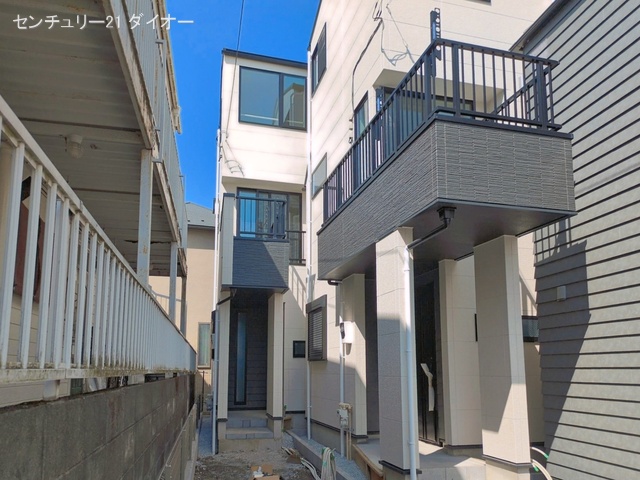 東京都江戸川区江戸川３丁目の新築戸建て外構写真 2026年3月23日撮影