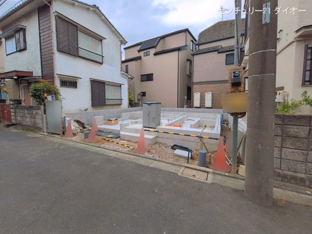 東京都葛飾区鎌倉4丁目の新築戸建て基礎写真 2026年6月4日撮影