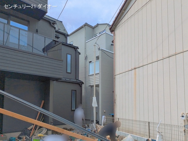 東京都江戸川区鹿骨５丁目の新築戸建て外構写真 2026年4月8日撮影