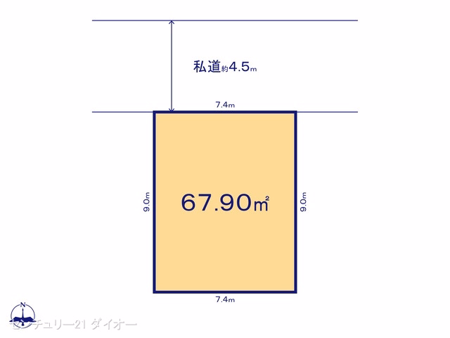 葛飾区西新小岩5丁目（土地）08 区画図
