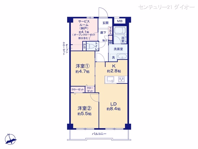 GSハイム第二金町 間取図