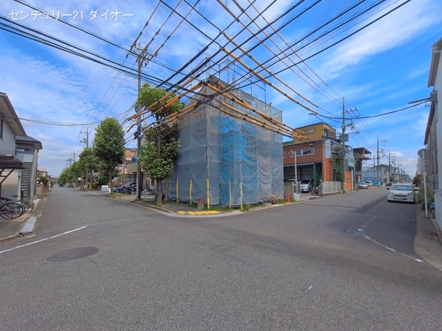 新築戸建て 江戸川区南篠崎町9期 1号棟 上棟
