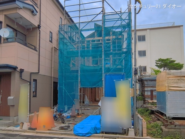 江戸川区本一色3丁目（戸建）01 上棟