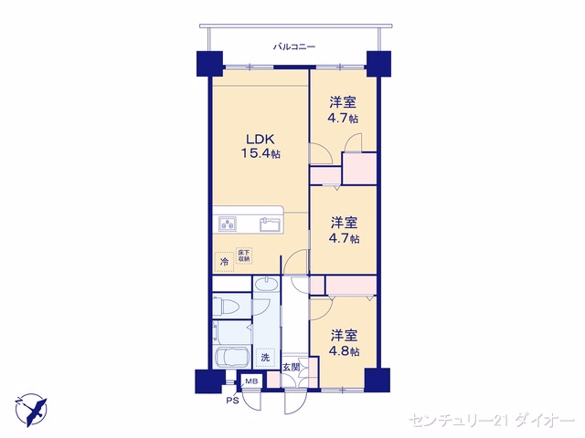シティコープ西葛西 間取図