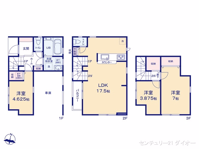 江戸川区興宮町（戸建）01 間取図