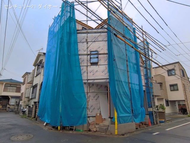 東京都江戸川区松江１丁目の新築戸建てシート写真 2026年7月1日撮影