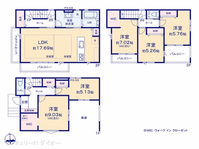 江戸川区春江町2丁目（戸建）01 間取図