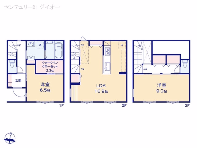 葛飾区西新小岩4丁目（戸建）B 間取図