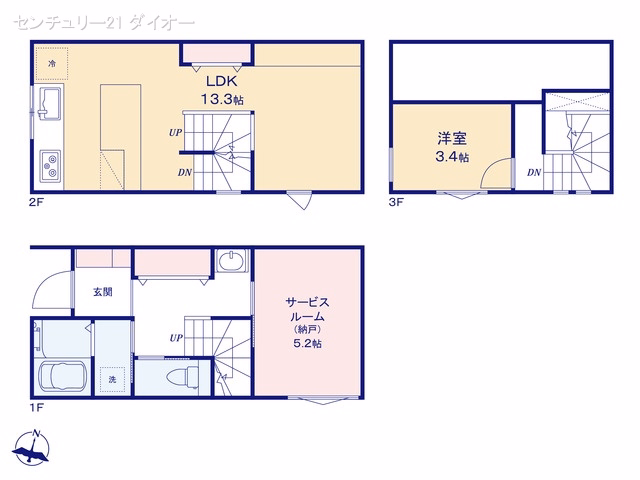 葛飾区青戸5丁目（戸建） 間取図
