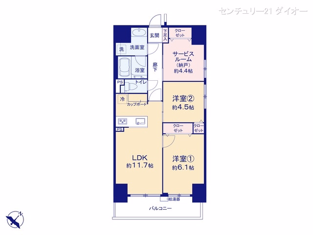 シャンノール金町 間取図