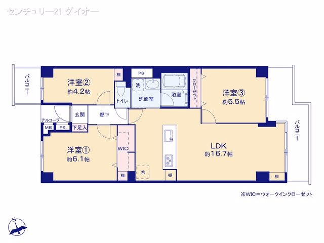 ガーデンプラザ柴又弐番館 間取図