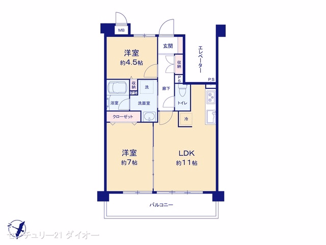 ダイアパレス柴又 間取図