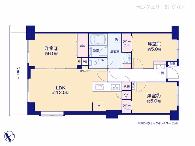 東立石ガーデン 間取図