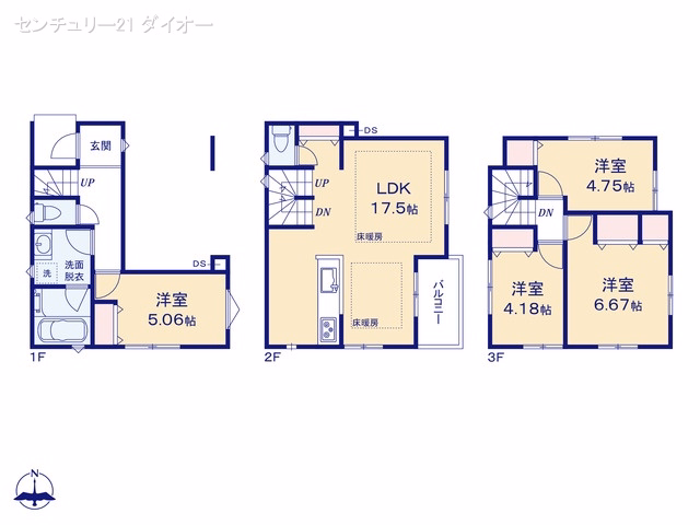 葛飾区立石8丁目（戸建）A 間取図