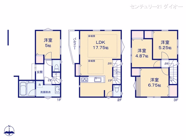 葛飾区立石8丁目（戸建）B 間取図