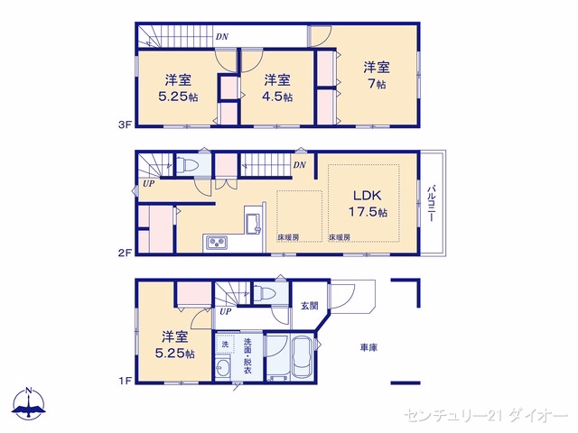 葛飾区立石8丁目(戸建)C 間取図