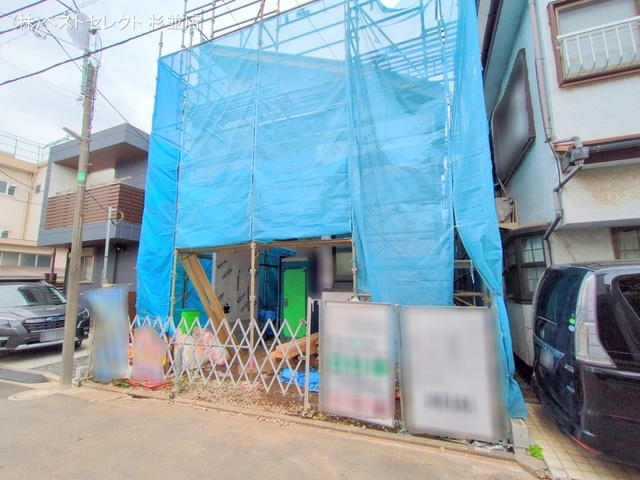 東京都杉並区本天沼1丁目の新築戸建てシート写真 2025年3月30日撮影