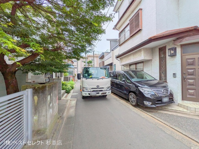 東京都杉並区本天沼1丁目の新築戸建て外構写真 2025年5月25日撮影