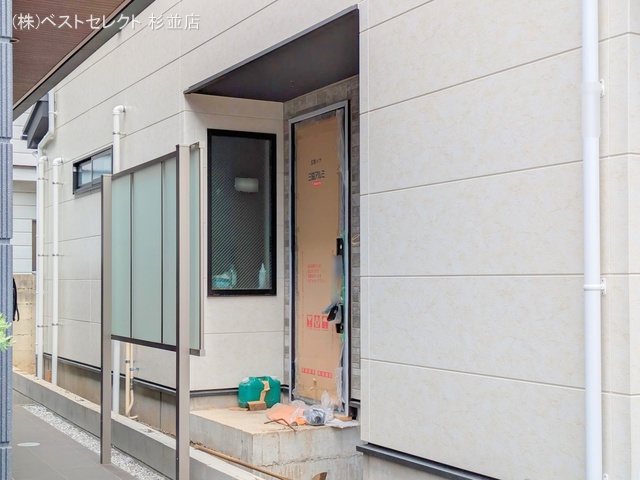 東京都杉並区本天沼1丁目の新築戸建て外構写真 2025年5月25日撮影