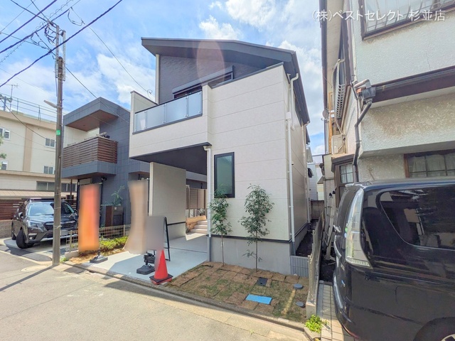 東京都杉並区本天沼1丁目の新築戸建て完成写真 2025年6月25日撮影