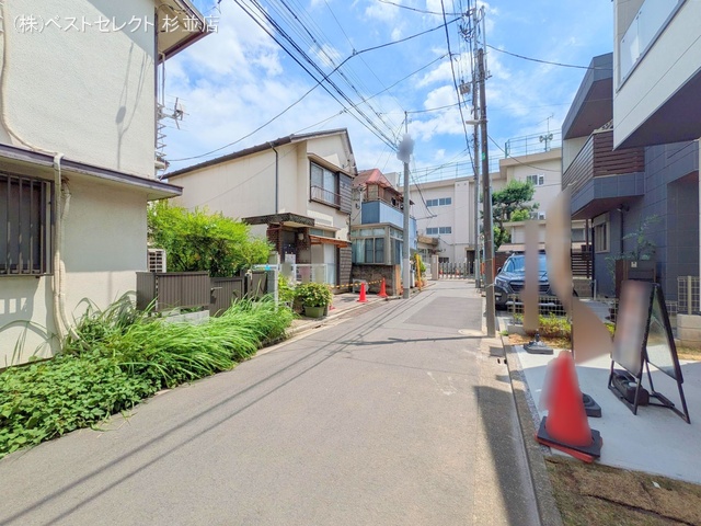 東京都杉並区本天沼1丁目の新築戸建て完成写真 2025年6月25日撮影