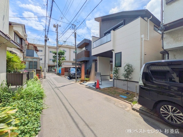 東京都杉並区本天沼1丁目の新築戸建て完成写真 2025年6月25日撮影