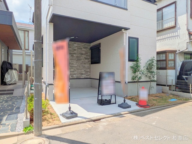 東京都杉並区本天沼1丁目の新築戸建て完成写真 2025年6月25日撮影