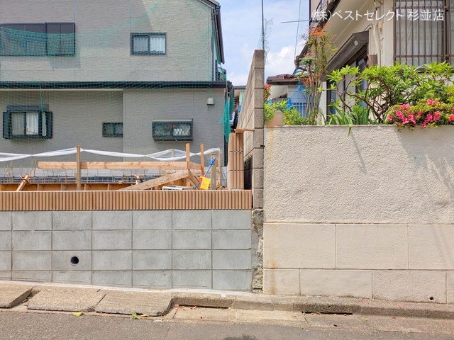 東京都杉並区永福1丁目の新築戸建て基礎写真 2025年5月14日撮影