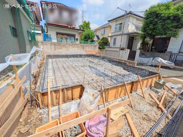 東京都杉並区永福1丁目の新築戸建て基礎写真 2025年5月14日撮影