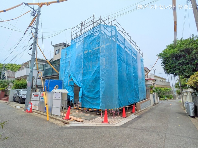 東京都杉並区永福1丁目の新築戸建て上棟写真 2025年6月5日撮影