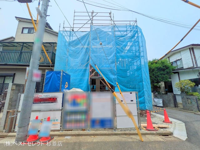 東京都杉並区永福1丁目の新築戸建て上棟写真 2025年6月5日撮影