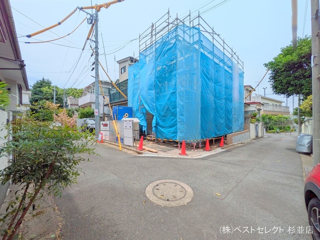 東京都杉並区永福1丁目の新築戸建て上棟写真 2025年6月5日撮影