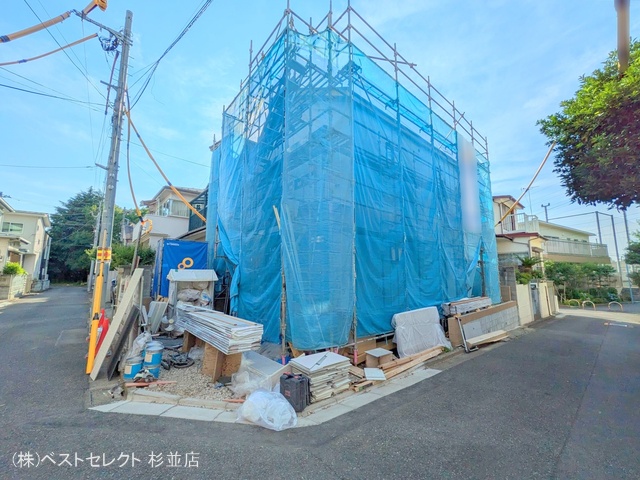東京都杉並区永福1丁目の新築戸建てシート写真 2025年6月29日撮影
