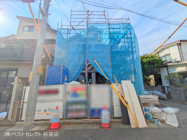 東京都杉並区永福1丁目の新築戸建てシート写真 2025年6月29日撮影