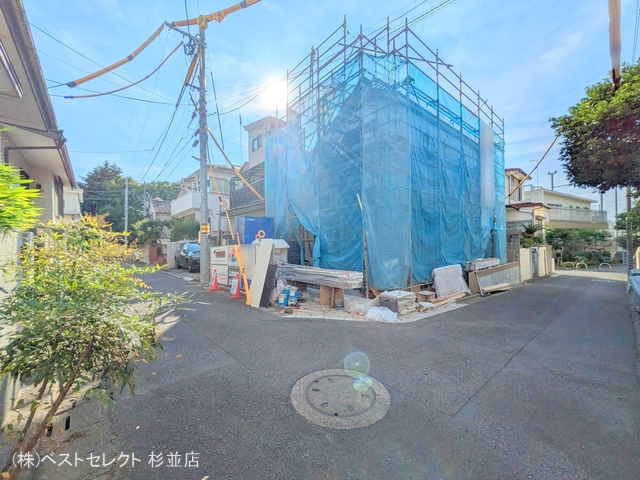 東京都杉並区永福1丁目の新築戸建てシート写真 2025年6月29日撮影