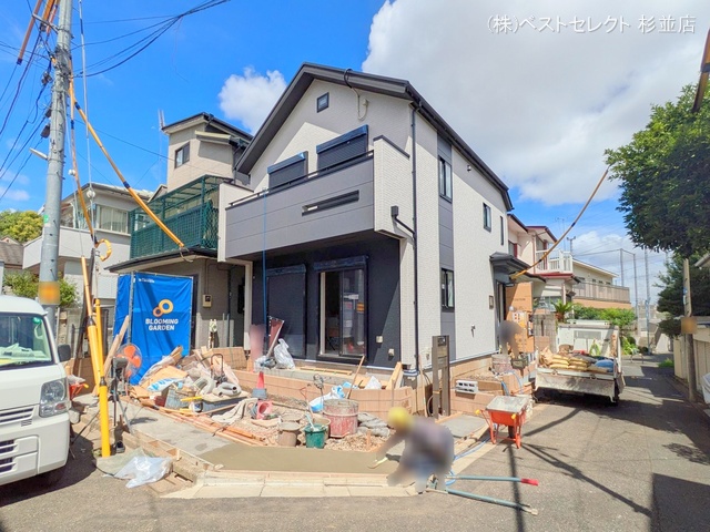 東京都杉並区永福1丁目の新築戸建て外構写真 2025年7月17日撮影