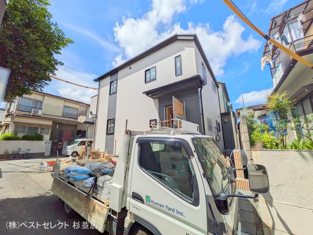 東京都杉並区永福1丁目の新築戸建て外構写真 2025年7月17日撮影