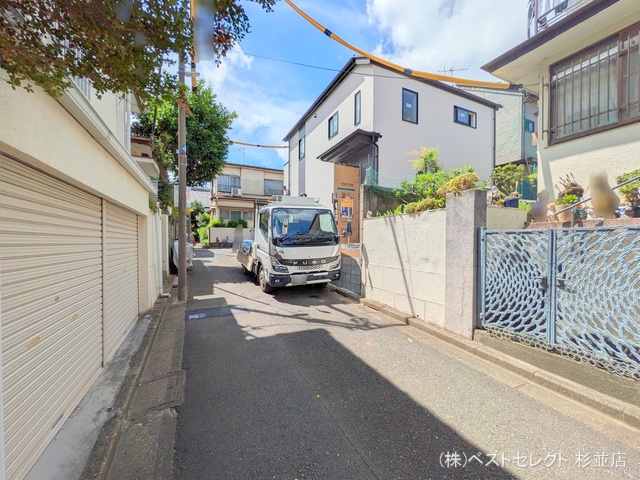 東京都杉並区永福1丁目の新築戸建て外構写真 2025年7月17日撮影