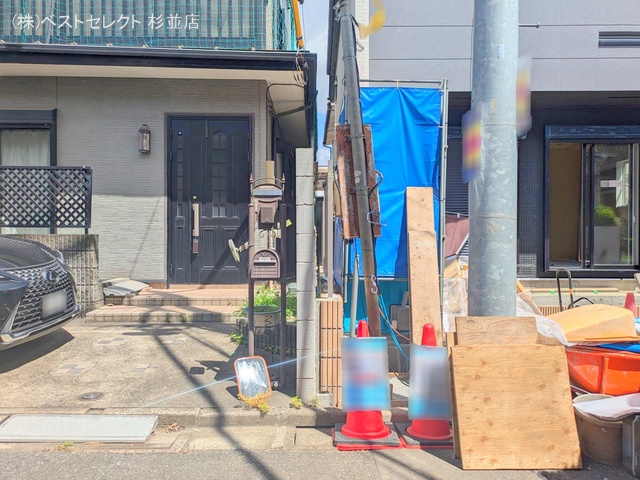 東京都杉並区永福1丁目の新築戸建て外構写真 2025年7月17日撮影