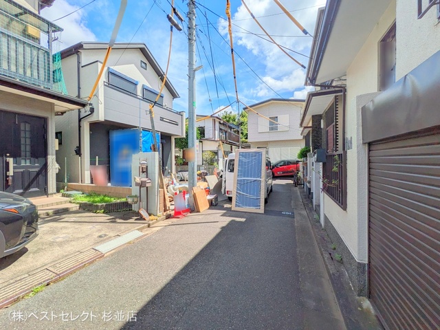 東京都杉並区永福1丁目の新築戸建て外構写真 2025年7月17日撮影