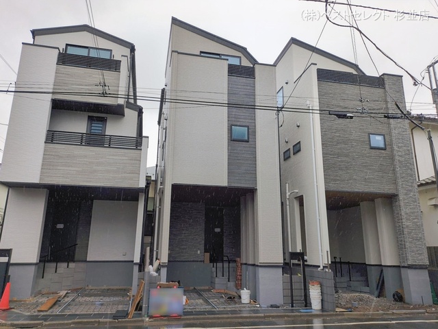 東京都中野区丸山１丁目の新築戸建て外構写真 2026年2月24日撮影