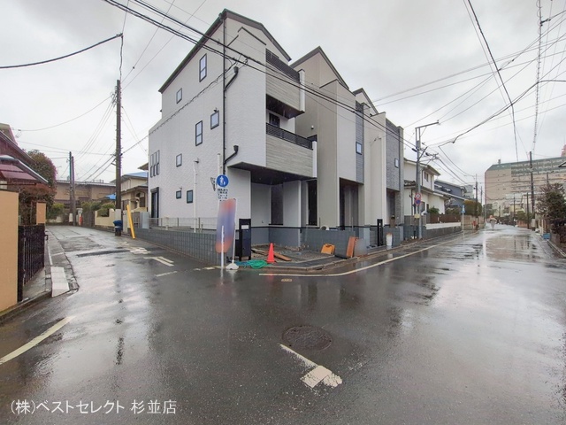 東京都中野区丸山１丁目の新築戸建て外構写真 2026年2月24日撮影