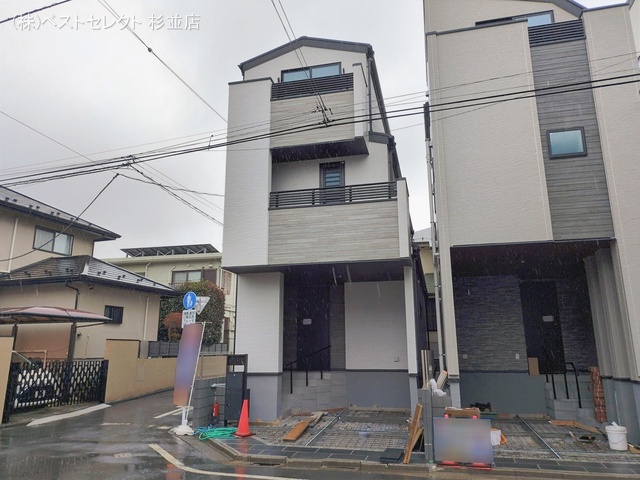 東京都中野区丸山１丁目の新築戸建て外構写真 2026年2月24日撮影