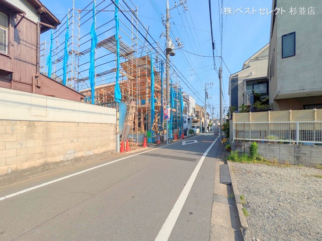東京都杉並区成田東2丁目の新築戸建て上棟写真 2025年6月30日撮影